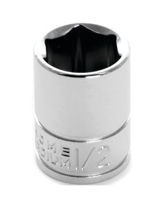 WLMW36016 image(0) - Wilmar Corp. / Performance Tool 1/4" Drive 1/2" 6pt Socket