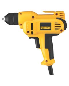 DWTDWD115K image(0) - DeWalt 3/8-in. (10mm) VSR Mid-Handle Drill Kit with Keyless Chuck
