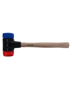 WIH83260 image(0) - Wiha Tools Split Head Mallets 3.7 lbs 2.4" Face x 13.3" Oal Hard Soft Faces