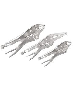 WLMW1782 image(0) - Wilmar Corp. / Performance Tool 3 Piece Locking Pliers Set