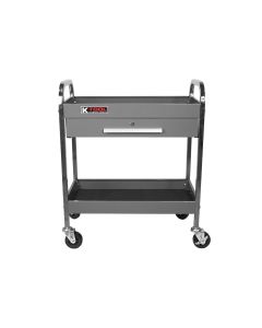 KTI75105GY image(0) - K Tool International Service Tool Cart Steel 1-Drawer 2-Shelves (Gray)
