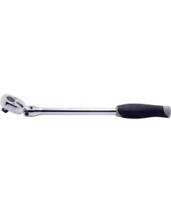 KKN3774JL image(0) - Ko-ken USA 3774JL 3/8 Square Drive Ratchet Handle 24 teeth Locking Flexible Head Length 285 mm Plastic Handle