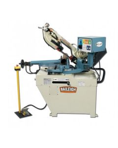BLI1001438 image(0) - Baileigh BS-260SA - 8.66" Variable Speed Dual Mitering Semi-Automatic Bandsaw 1-1/2 220 Volt 1 Phase