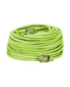 LEGFZ512735 image(0) - Legacy Manufacturing Flexzilla Pro Extension Cord, 14/3 AWG SJTW, 100', Outdoor, Lighted Plug