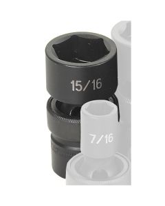GRE2030U image(0) - Grey Pneumatic 1/2" Drive x 15/16" Standard Universal Socket