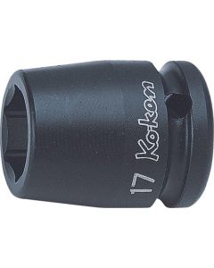 KKN14400M-27 image(0) - Ko-ken USA 14400M-27 1/2 Sq. Dr. Socket 27mm 6 point Length 40mm
