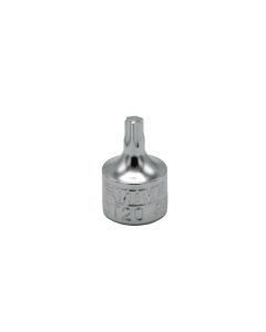 VIMHCT20-04 image(0) - VIM Tools T20 - 1/2 CUT Torx Driver, 1/4 in. Square Drive, 3/4 in. OAL, S2 steel