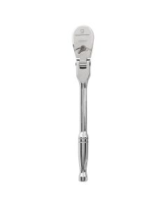 GearWrench 1/4 Inch Drive 120XP Full Polish Chrome Flex Head Teardrop Ratchet