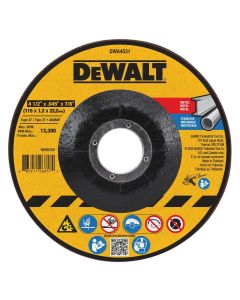 DWTDWA4531 image(0) - DeWalt 4-1/2 Inch x .045 Inch x 7/8 Inch Type 27 Metal Cutting Wheel