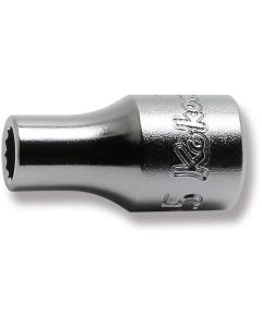 KKN2405M-4-5 image(0) - Ko-ken USA 2405M-4.5 1/4 Square Drive Socket 4.5 mm 12 Point Length 22 mm