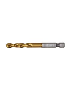 DWTDD5116 image(0) - DEWALT Impact Ready Titanium Nitride Coated Drill Bit, 1/4"