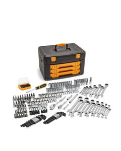 KDT80944 image(0) - GEARWRENCH 232 Piece Mechanics Tool Set Inch 3 Drawer Storage Box