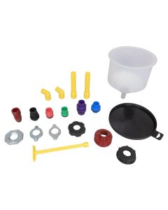 LIS24980 image(0) - Lisle Spill Free Funnel Kit - 19 Pieces