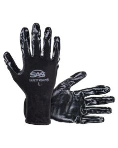 SAS640-1908 image(0) - SAS Safety PawZ Nitrile Coated Palm Gloves - Medium