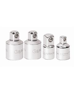 KDT81217 image(0) - GearWrench 4 Piece 1/4 Inch, 3/8 Inch & 1/2 Inch Drive Adapter Set