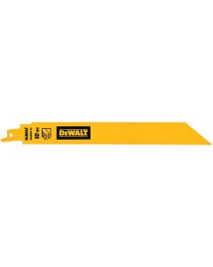 DWTDWAR9110 image(0) - DEWALT 9 In Bi-Metal Reciprocating Saw Blade 10 TPI (5 Pack)