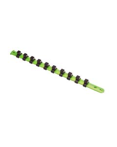 VIMV522G image(0) - VIM TOOLS 1/2 Inch Socket Rack 10 Piece 1/2 Inch Studs-Green
