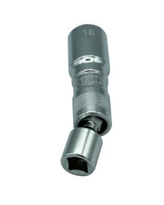 VIMUJTW118 image(0) - VIM Tools 18 mm UJ Thin Wall Magnetic Spark Plug Socket - 12Pt