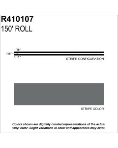 SHR410107 image(0) - SHARPLINE CONVERTING INC MS, 3/16" X 150'; Gunmetal Metallic