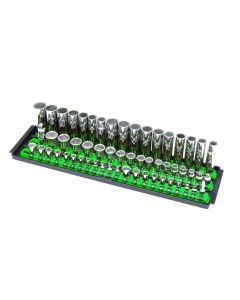 ERN8481 image(1) - Ernst Mfg. 3 Rail Twist Lock Socket Boss 18", Green - 1/4", 3/8" & 1/2"
