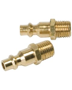 WLMM505C image(0) - Wilmar Corp. / Performance Tool 1/4" NPT Brass Plug (M) M-Type