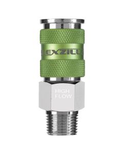 LEGA53626FZ image(0) - Legacy Manufacturing Flexzilla Pro High Flow Coupler, 1/4" Body, 3/8" MNPT