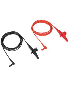 KLE69367 image(0) - Klein Tools Heavy-Duty Alligator Clip Test Leads, 10-Foot
