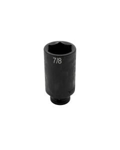 VIMIMP678D image(0) - VIM TOOLS 7/8 Inch X 3/8 Inch Drive SAE Cr-Mo Impact Socket - Deep