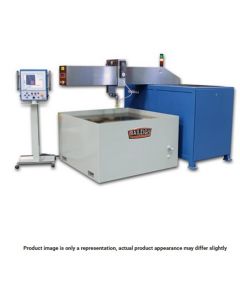 BLI1019139 image(0) - Baileigh WJ-4X4CNC - 480V 3 Phase 60 Htz 47 x 47" 3 axis CNC Flying Arm Water Jet, With Direct Drive Pump