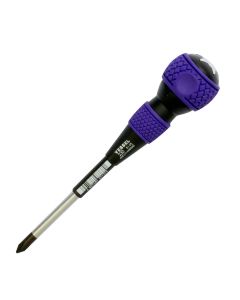 VES230P175 image(0) - Vessel Tools No.230 Ball Grip Tang-Thru Screwdriver PH1x75