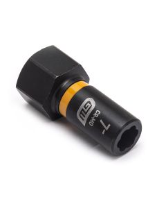 KDT84752 image(0) - GEARWRENCH 1/4 Inch Drive Bolt Biter Impact Extraction Socket 7-mm