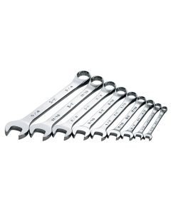 SKT86011 image(0) - S K Hand Tools WRENCH SET COMBINATION 9 PC SAE HI POLISH