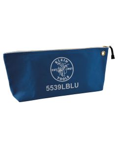 Klein Tools Zipper Bag, Canvas Consumables Tool Pouch, Blue