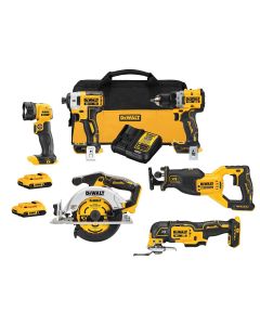 DEWALT 20V Max Xr Brushless 6-Tool Combo Kit