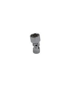 VIMVUM414 image(0) - VIM Tools 14M Universal Joint Shallow Chrome Socket, 1/4 Inch Drive