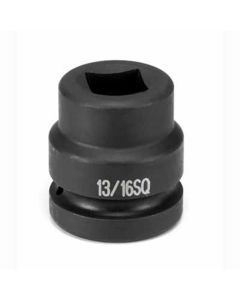 GRE4319S image(0) - Grey Pneumatic 1" Drive x 19mm Square - 4 Point Socket
