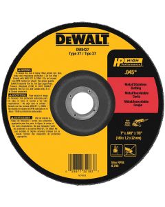 DWTDW8427 image(0) - DEWALT 7"X.045"X7/8" Thin Cutting Wheel Dcw