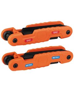 Klein Tools Pro Folding Hex Key Set, 10-Key, Metric Sizes