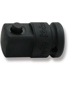 KKN12233A-P image(0) - Ko-ken USA 12233A-P 1/4 Square Drive Adaptor 3/8 Square Length 22 mm Pin Type
