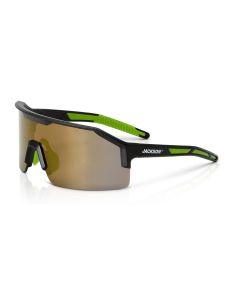 JCK60009 image(0) - Jackson Safety Safety Glasses - MAXVIEW+ Series - Gold Mirror Lens - Black Frame - Hardcoat Anti-Scratch