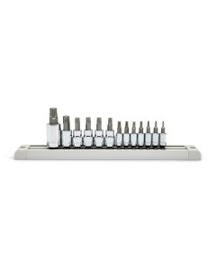 KDT80723 image(0) - GEARWRENCH 13 Piece 1/4 Inch, 3/8 Inch & 1/2 Inch Drive Torx Bit Socket Set