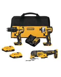 DWTDCK379D2 image(0) - DEWALT 20V MAX* Brushless Cordless  3-Tool Combo Kit