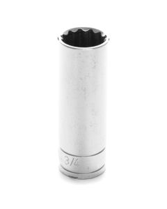 WLMW32624 image(0) - Wilmar Corp. / Performance Tool 1/2" Drive 3/4" 12pt Deep Socket