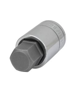 WLMW32884 image(0) - Wilmar Corp. / Performance Tool 1/2" Drive 11/16" Hex Bit Socket