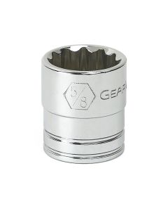 KDT80502 image(0) - GEARWRENCH 3/8 Inch Drive 12 Point Standard SAE Socket 5/8 Inch