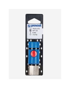 PRVURC061201CP image(0) - Prevost 1/4 Inch Female NPT URC 06 Automotive Truflate 1/4 Inch Composite Body Coupler on Plate for Compressed Air