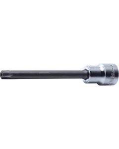 KKN3025-100R-T45H image(0) - Ko-ken USA 3025.100R-T45H 3/8 Square Drive Round Shank Tamper-Resistant TORX T45H Bit Socket - Length 100 mm