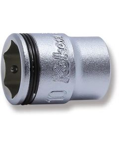 KKN2450MS-10 image(0) - Ko-ken USA 1/4 Sq. Dr. Short NUT GRIP Socket - 10mm