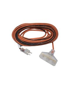 KTIXD73343 image(0) - K Tool International 50 ft 14/3 Triple Tap Cord