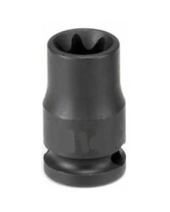 Grey Pneumatic 3/8" Drive x E8 External Star Impact Socket